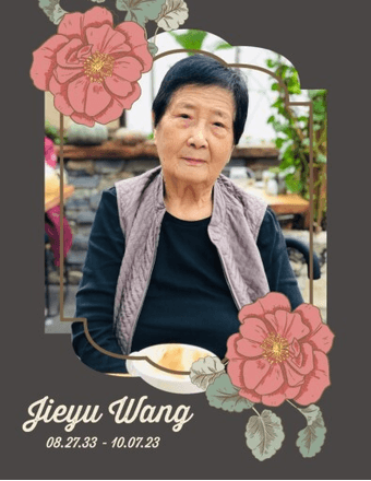 Jieyu Wang Obituary